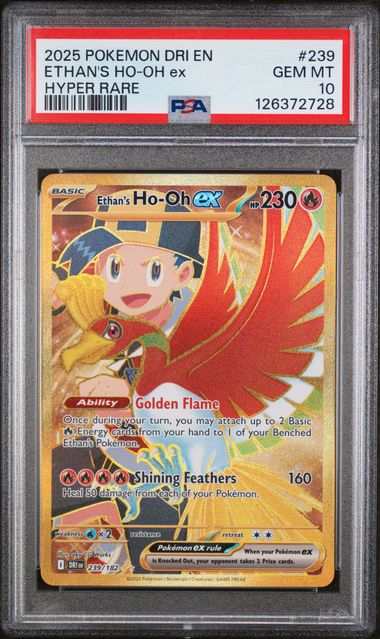 Ethan's Ho-Oh ex - #239 - PSA 10 - Pokémon Destined Rivals