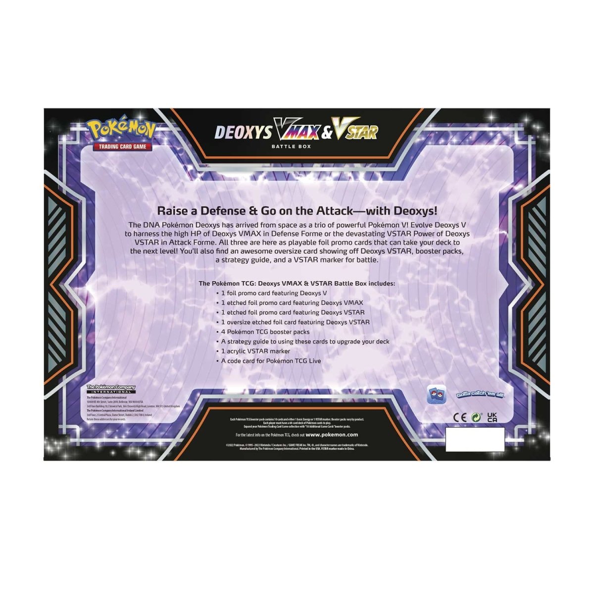 Deoxys VMAX & VSTAR Battle Box